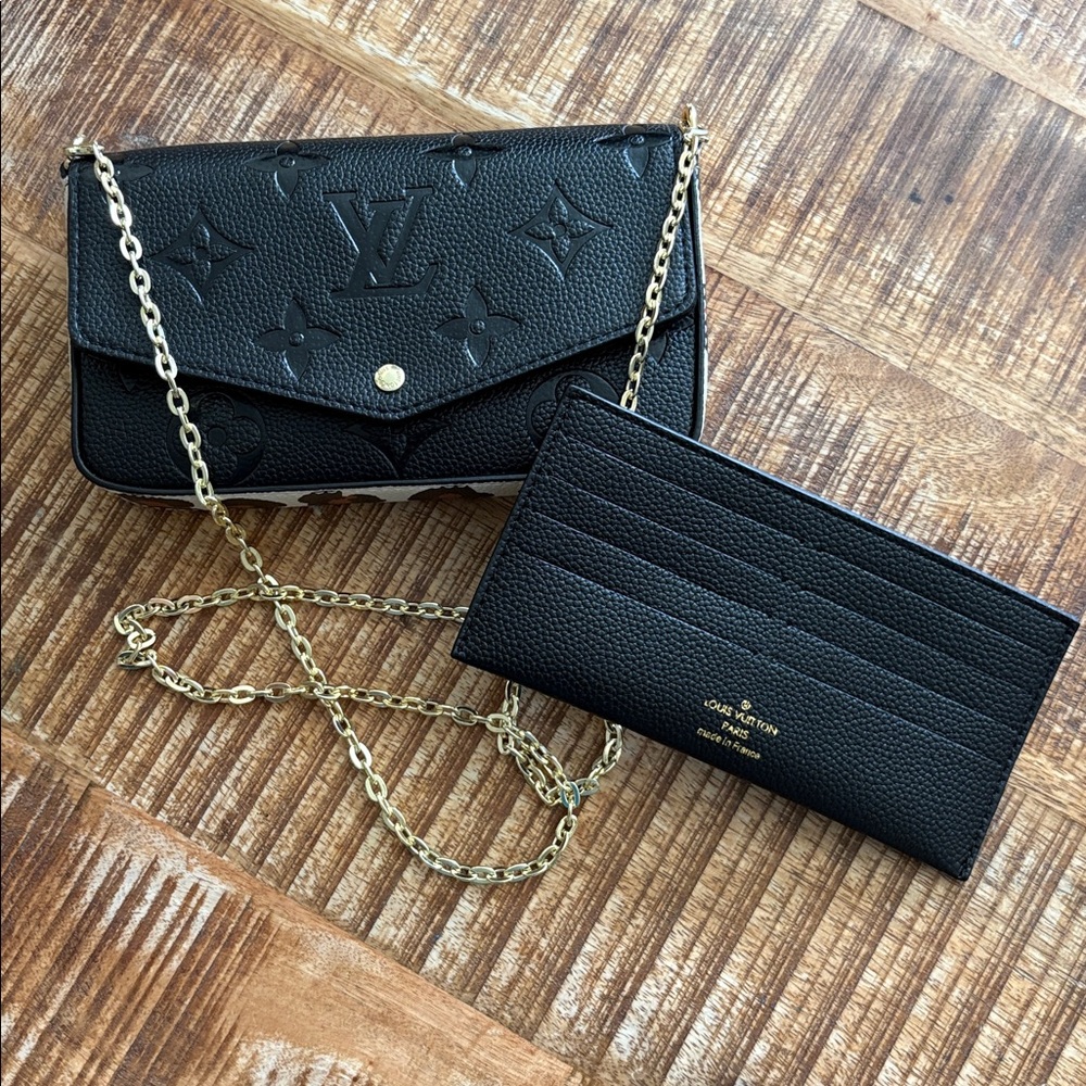 Embossed Leather Crossbody Bag